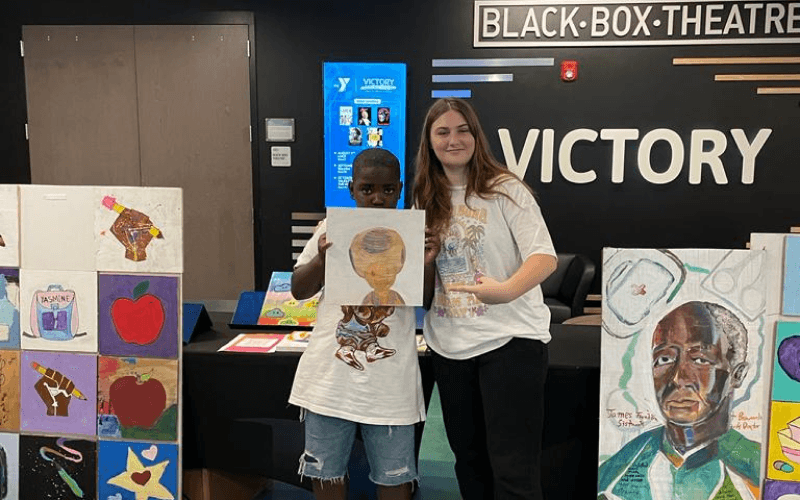 Brushstrokes For History community art event